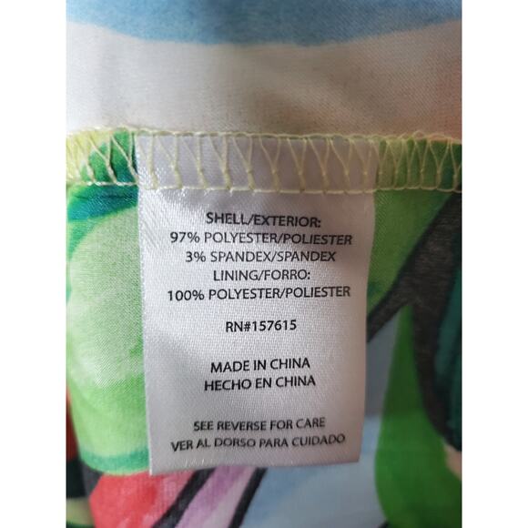 Nicole Miller Colorful Halter V-Neck Maxi Dress, NWOT, Small - Picture 6 of 6